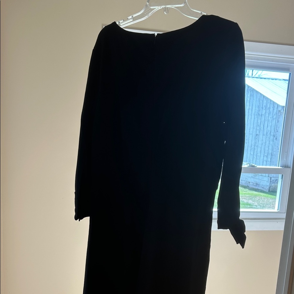 Talbots Classic Black Long Sleeve Dress - Picture 4 of 4
